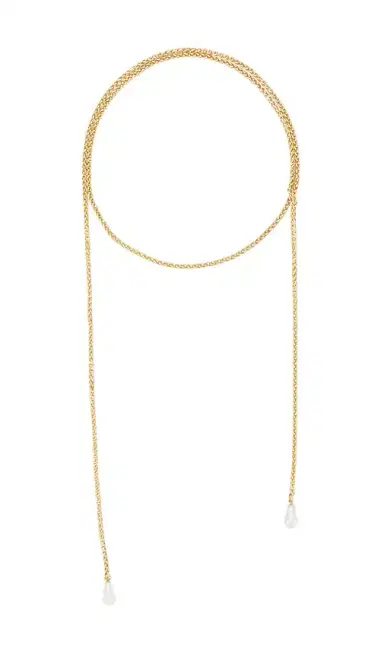 SHASHI Rope Chain Scarf Necklace | Thumbnail 1