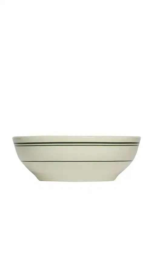 Fish's Eddy Greenband Bowl
