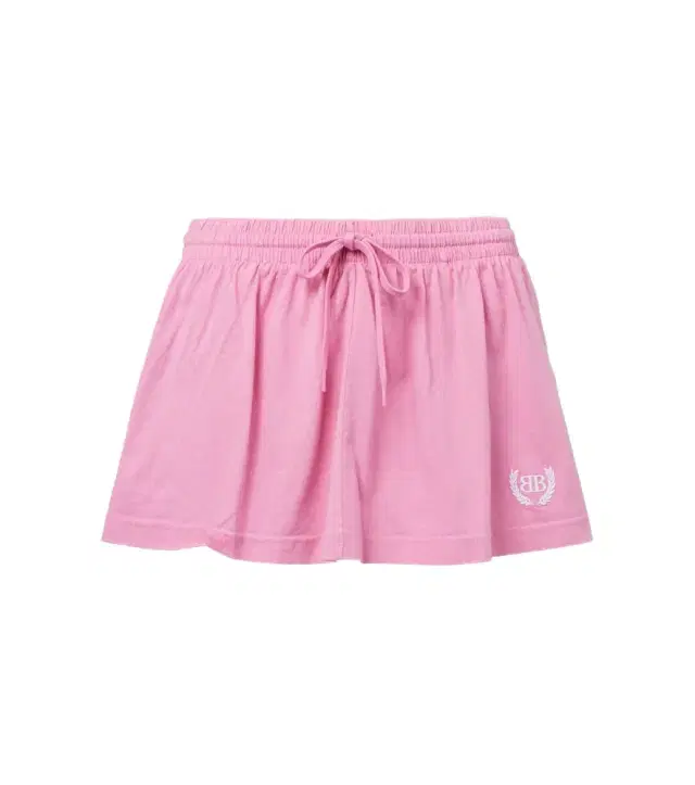 Balenciaga Laurel cotton jersey miniskirt