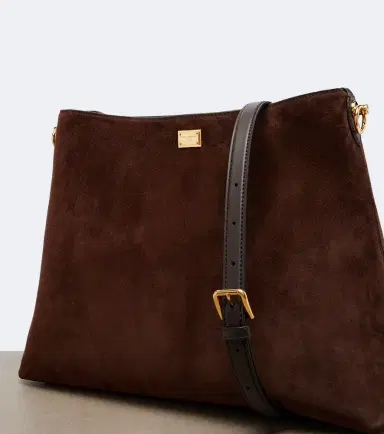 Dolce & Gabbana Vittoria Large suede tote bag | Thumbnail 2 Dolce & Gabbana Vittoria Large suede tote bag | Thumbnail 2