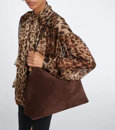 Dolce & Gabbana Vittoria Large suede tote bag | Thumbnail 6 Dolce & Gabbana Vittoria Large suede tote bag | Thumbnail 6