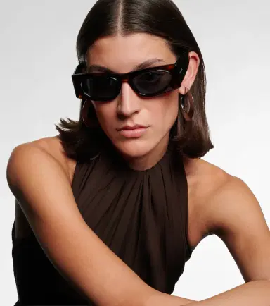 Alaia Alaïa Logo Lettering cat-eye sunglasses | Thumbnail 3