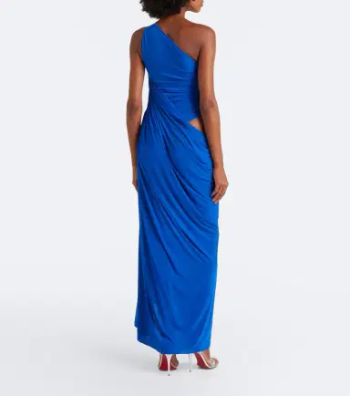 Alex Perry Ruched one-shoulder jersey gown | Thumbnail 2