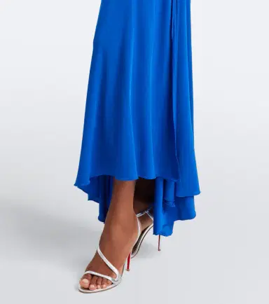 Alex Perry Ruched one-shoulder jersey gown | Thumbnail 6