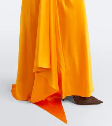 Alex Perry Asymmetric silk satin gown | Thumbnail 5