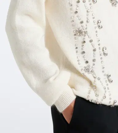 Costarellos Madley crystal-embellished sweater | Thumbnail 3