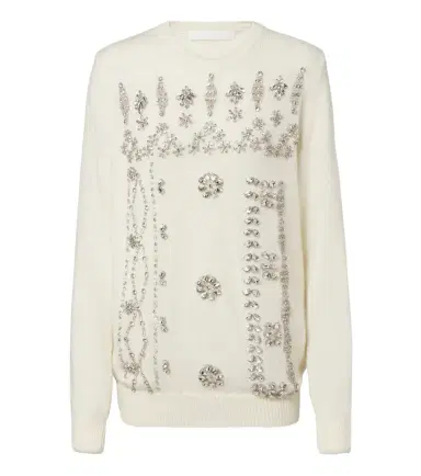 Costarellos Madley crystal-embellished sweater | Thumbnail 1