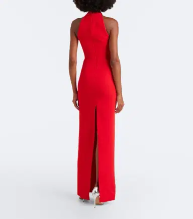 David Koma Embellished halterneck satin-trimmed gown | Thumbnail 5 David Koma Embellished halterneck satin-trimmed gown | Thumbnail 5