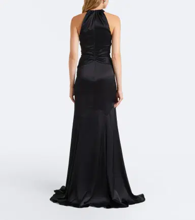 David Koma Embellished halterneck satin gown | Thumbnail 5