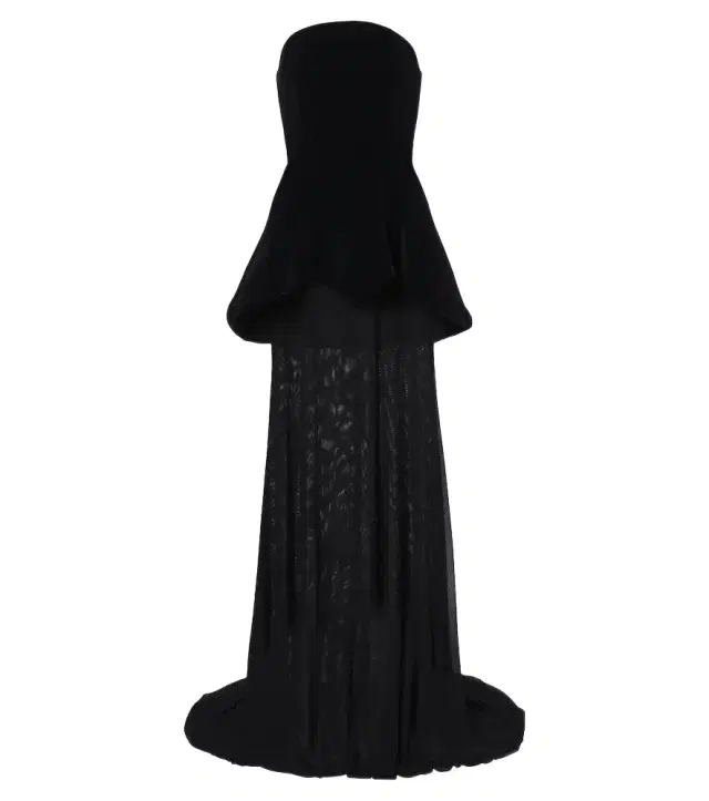 David Koma Peplum strapless gown