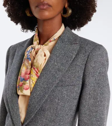 Etro Wool and silk-blend blazer | Thumbnail 2 Etro Wool and silk-blend blazer | Thumbnail 2