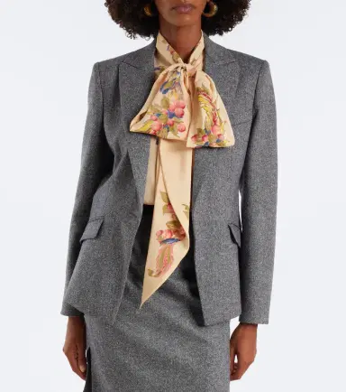 Etro Wool and silk-blend blazer | Thumbnail 3 Etro Wool and silk-blend blazer | Thumbnail 3