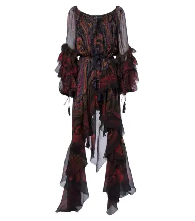 Etro Printed silk chiffon gown | Thumbnail 1