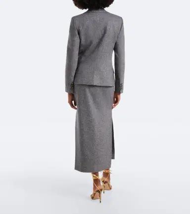 Etro Wool and silk-blend pencil skirt | Thumbnail 5