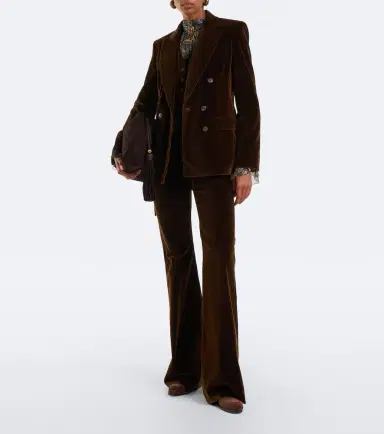 Etro Double-breasted cotton velvet blazer | Thumbnail 5 Etro Double-breasted cotton velvet blazer | Thumbnail 5