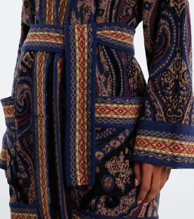 Etro Jacquard wool-blend wrap cardigan | Thumbnail 5 Etro Jacquard wool-blend wrap cardigan | Thumbnail 5