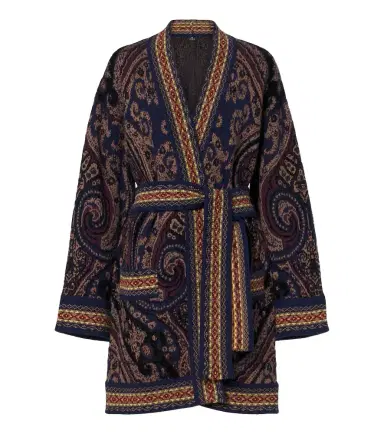 Etro Jacquard wool-blend wrap cardigan | Thumbnail 1 Etro Jacquard wool-blend wrap cardigan | Thumbnail 1