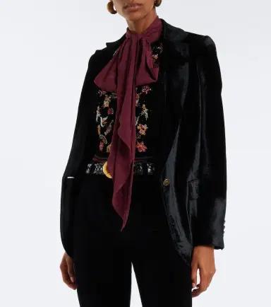 Etro Beaded velvet vest | Thumbnail 5