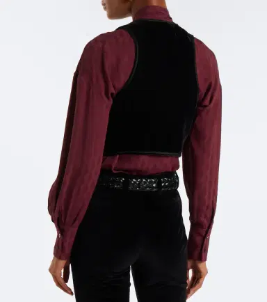 Etro Beaded velvet vest | Thumbnail 6