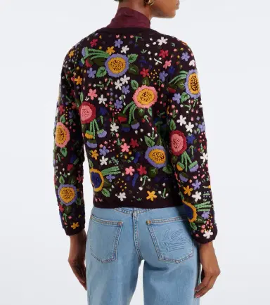 Etro Floral embroidered wool cardigan | Thumbnail 6 Etro Floral embroidered wool cardigan | Thumbnail 6