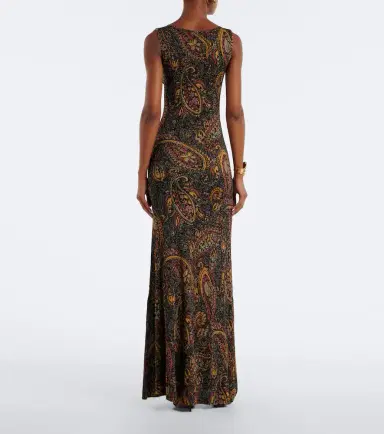 Etro Printed ribbed-knit maxi dress | Thumbnail 5