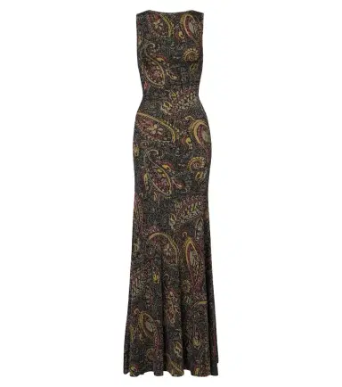 Etro Printed ribbed-knit maxi dress | Thumbnail 1