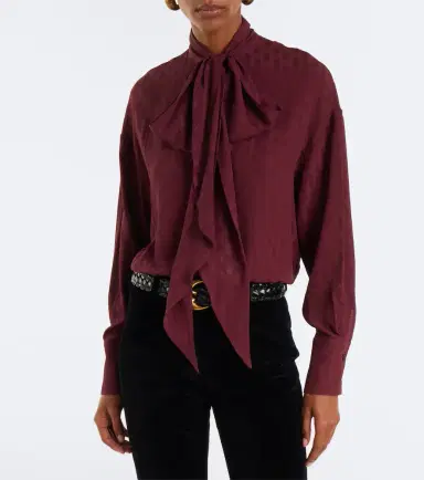 Etro Tie-neck paisley jacquard blouse | Thumbnail 2 Etro Tie-neck paisley jacquard blouse | Thumbnail 2