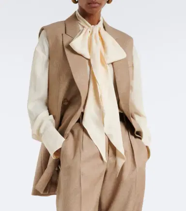 Etro Jacquard georgette blouse | Thumbnail 2