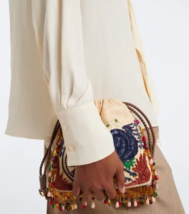 Etro Jacquard georgette blouse | Thumbnail 3