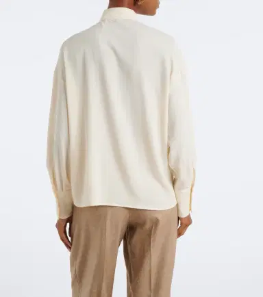 Etro Jacquard georgette blouse | Thumbnail 6