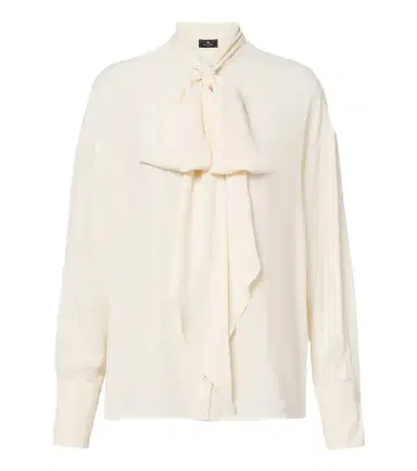 Etro Jacquard georgette blouse | Thumbnail 1