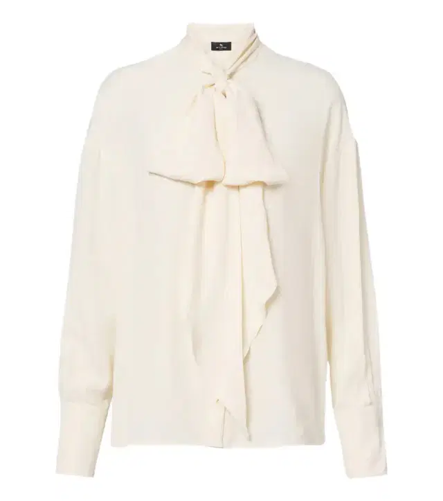 Jacquard georgette blouse