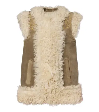 Etro Shearling-lined embroidered vest | Thumbnail 1