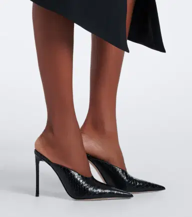 Tom Ford Snake-effect leather mules | Thumbnail 5