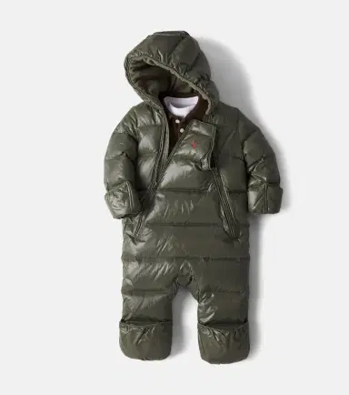 POLO RALPH LAUREN KIDS Baby paneled snowsuit | Thumbnail 2