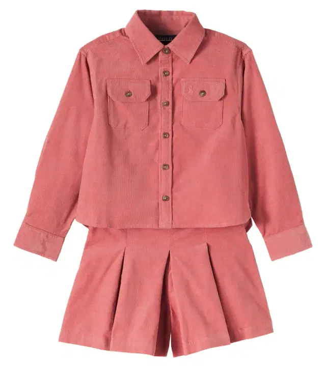 Polo Ralph Lauren Kids Cotton shirt and shorts set