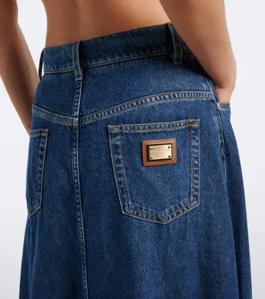 Dolce & Gabbana Denim tiered maxi skirt | Thumbnail 3