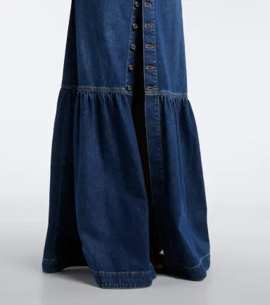 Dolce & Gabbana Denim tiered maxi skirt | Thumbnail 5