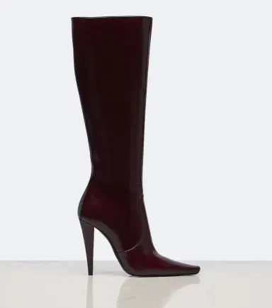 Saint Laurent 77 leather knee-high boots | Thumbnail 4