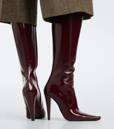 Saint Laurent 77 leather knee-high boots | Thumbnail 5