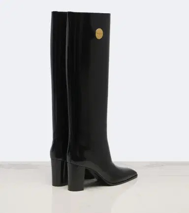 Saint Laurent Louis leather knee-high boots | Thumbnail 2