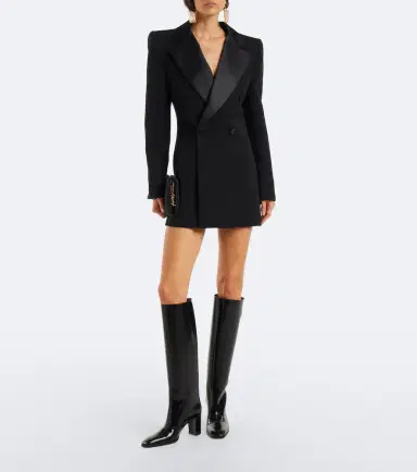 Saint Laurent Louis leather knee-high boots | Thumbnail 5