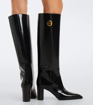 Saint Laurent Louis leather knee-high boots | Thumbnail 6