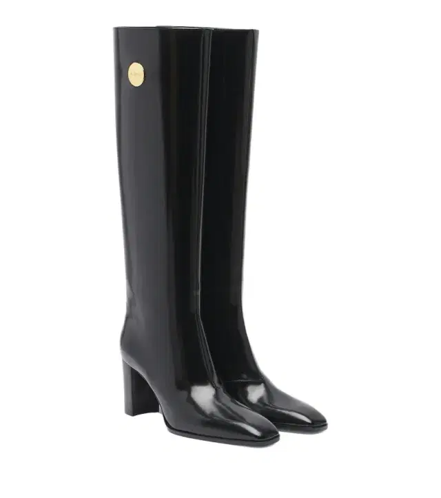 Saint Laurent Louis leather knee-high boots
