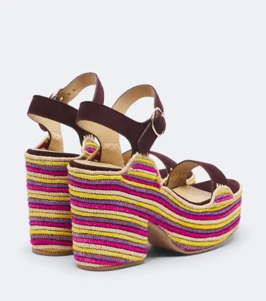 Gabriela Hearst Sardis suede and raffia platform sandals | Thumbnail 2 Gabriela Hearst Sardis suede and raffia platform sandals | Thumbnail 2