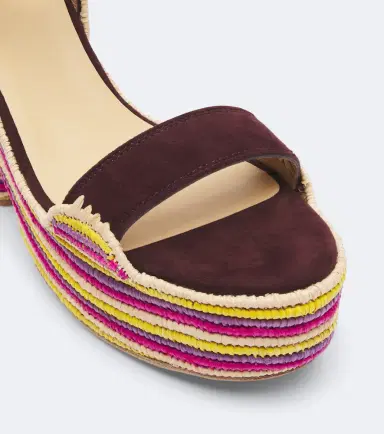 Gabriela Hearst Sardis suede and raffia platform sandals | Thumbnail 3 Gabriela Hearst Sardis suede and raffia platform sandals | Thumbnail 3