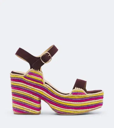 Gabriela Hearst Sardis suede and raffia platform sandals | Thumbnail 4 Gabriela Hearst Sardis suede and raffia platform sandals | Thumbnail 4