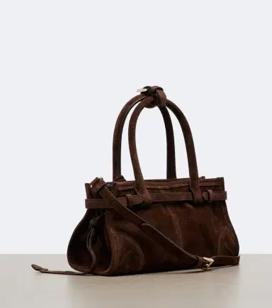 Prada Bonnie Mini suede tote bag | Thumbnail 2 Prada Bonnie Mini suede tote bag | Thumbnail 2