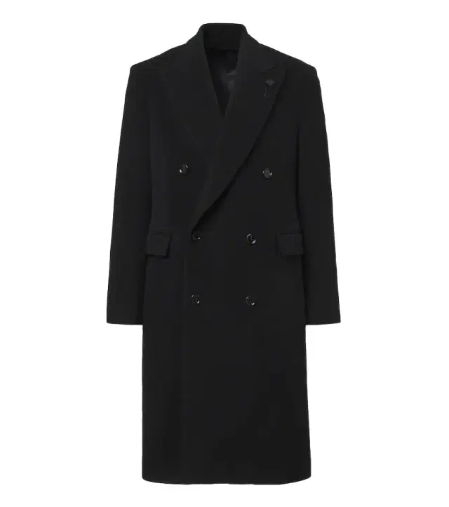 Lardini Double-breasted virgin wool coat