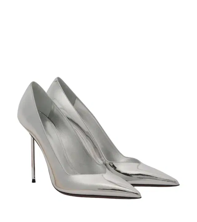 Paris Texas Lidia metallic leather pumps